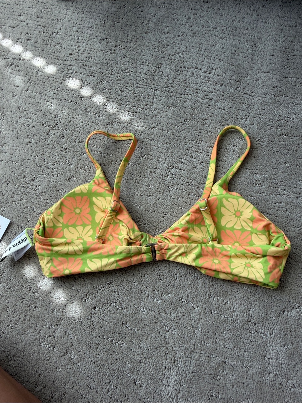 Dippin' Daisy's Green Orange Yellow Floral Bikini - Picture 7 of 7